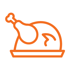 Roasted turkey